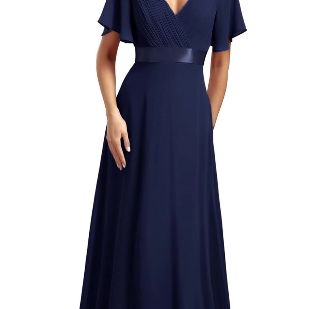 Ever Pretty Navy Blue Formal Dress
